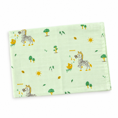 Little Animals Muslin 100% Cotton Baby Bath Towel