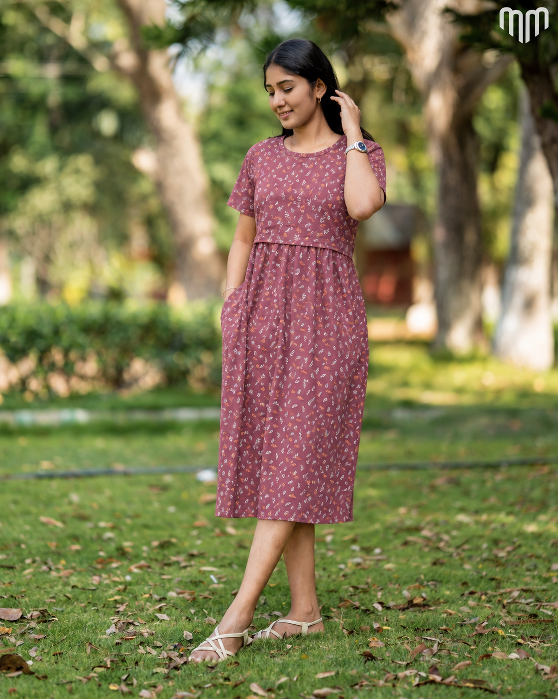 Nora Zipless Maternity Loungewear – Calf Length