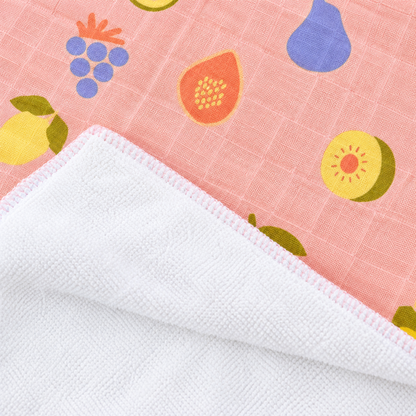 Little Fruit Muslin Terry Dry Sheet