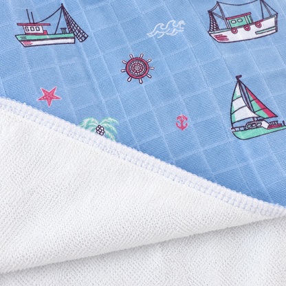 Little Ship Muslin Terry Dry Sheet