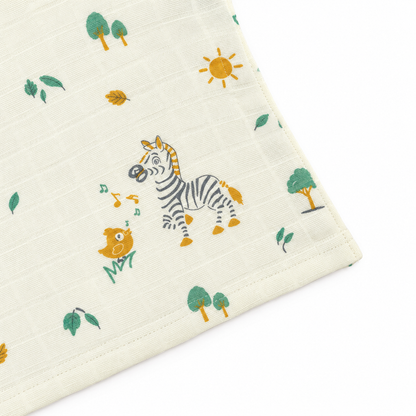 Little Animals Muslin Knot jabla &amp; Reusable Muslin Nappies / Langot