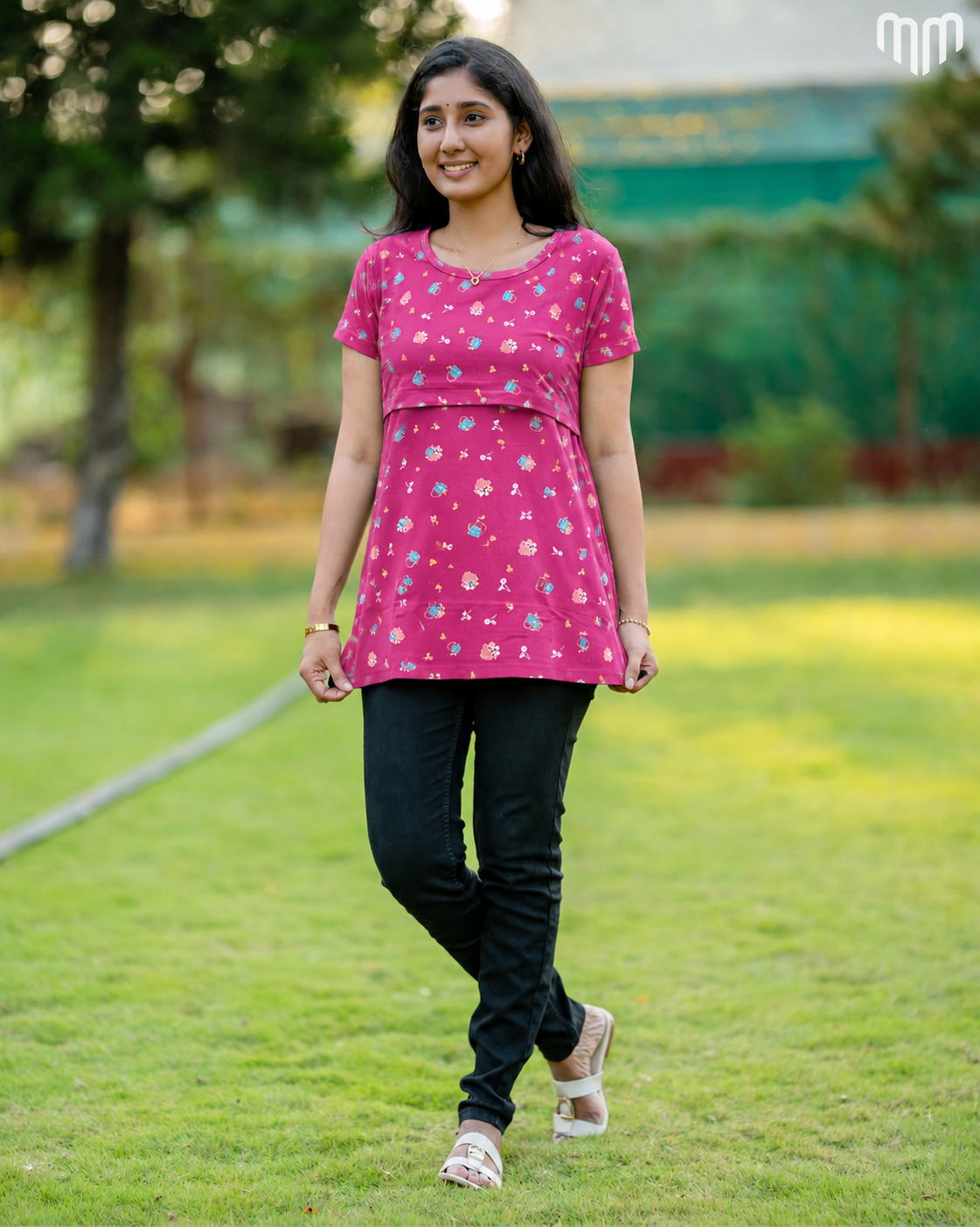 Fern Bud Zipless Feeding T-shirt