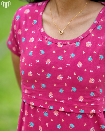 Fern Bud Zipless Feeding T-shirt