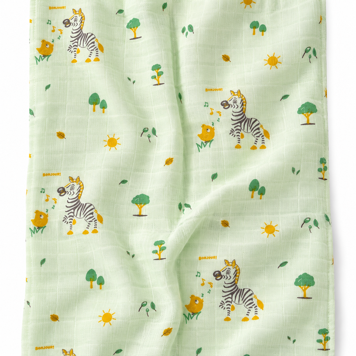Little Animals Muslin 100% Cotton Baby Bath Towel