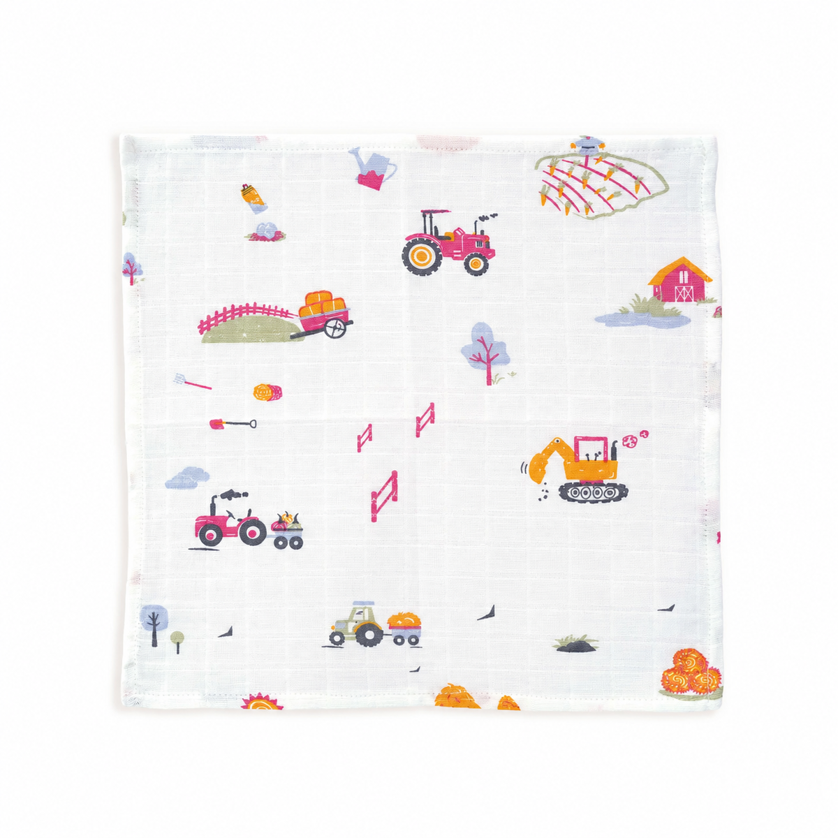 Little Muslin Wash cloth / Hand kerchief - 6 pack (27x27 Cm)