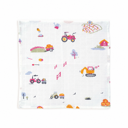 Little Muslin Wash cloth / Hand kerchief - 6 pack (27x27 Cm)