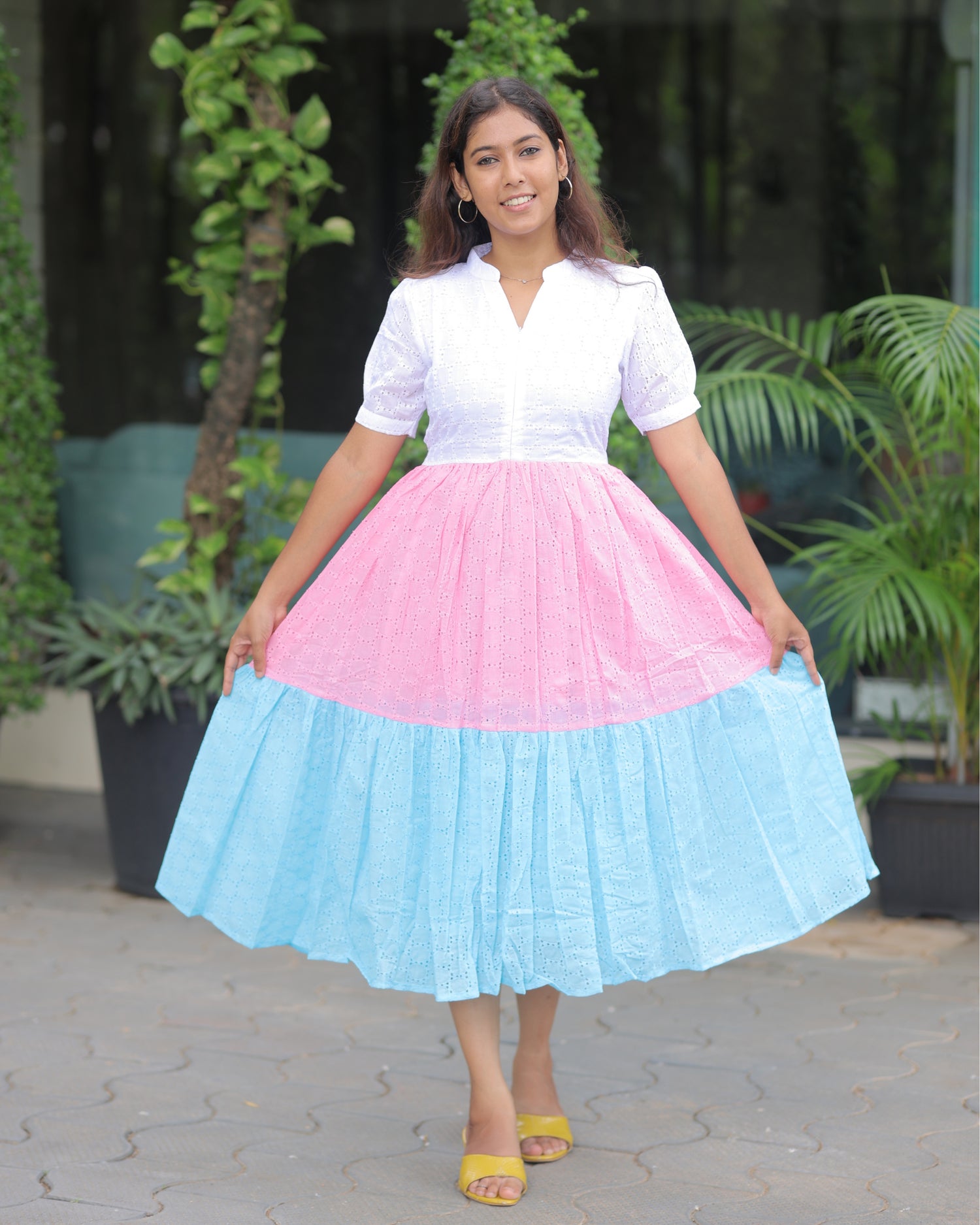 Cotton Candy Maternity Maxi