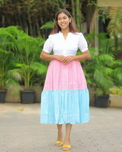 Cotton Candy Maternity Maxi