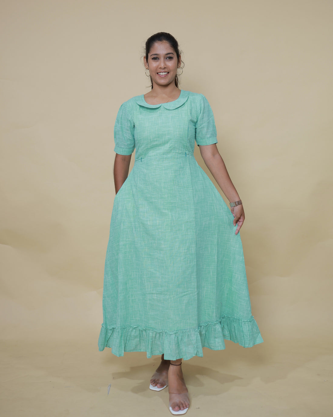 Cloudy Loom Maternity Maxi