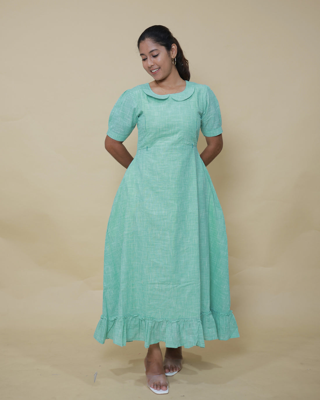 Cloudy Loom Maternity Maxi