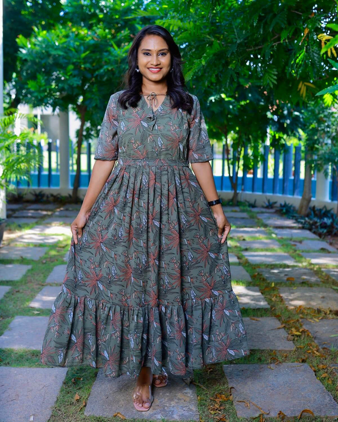 Disha Maxi with Lining [NON_FEEDING] - Only S Size
