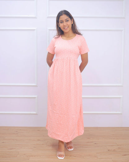 Peach_bud | Casual Non-Maternity Loungewear - Normal Sleeve | Full Length