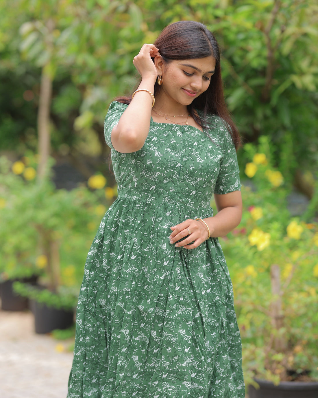 Kaviya | Maternity Maxi with Full Lining [Center Zip]