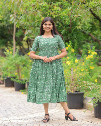 Kaviya | Maternity Maxi with Full Lining [Center Zip]