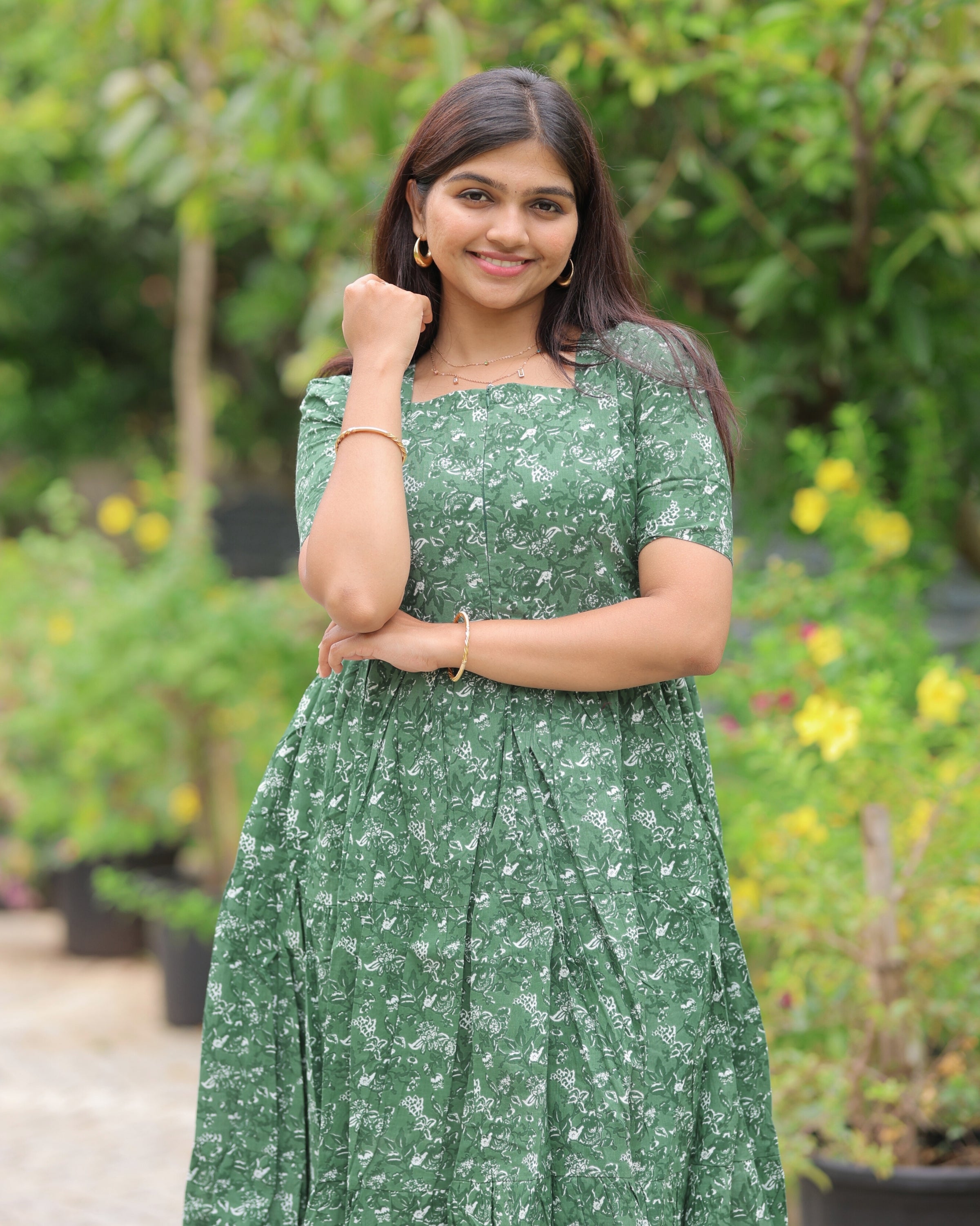 Kaviya | Maternity Maxi with Full Lining [Center Zip]